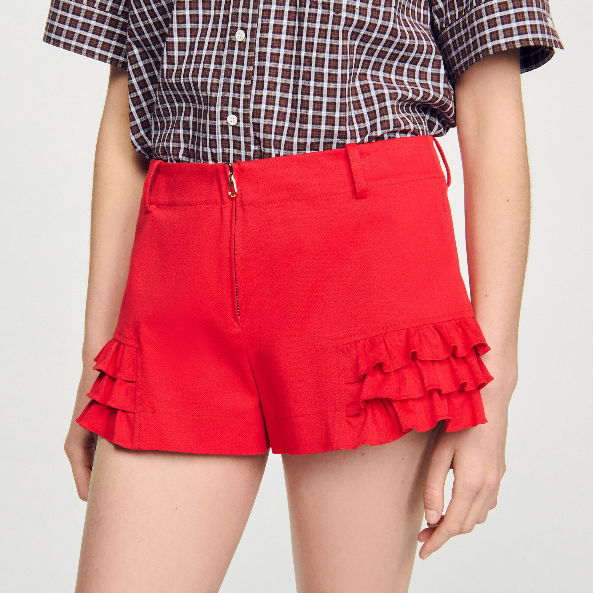 Short à volants