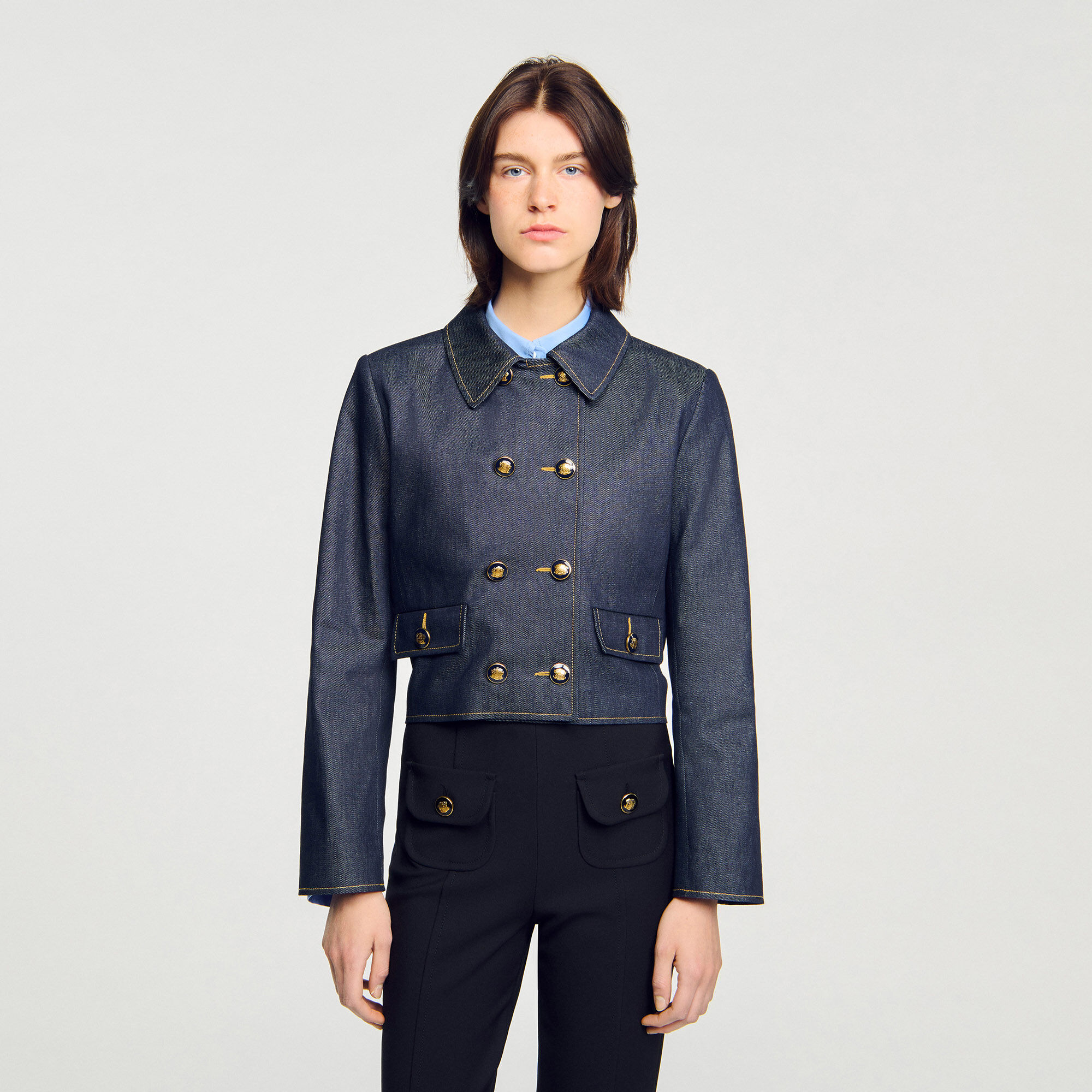 Veste de tailleur en denim