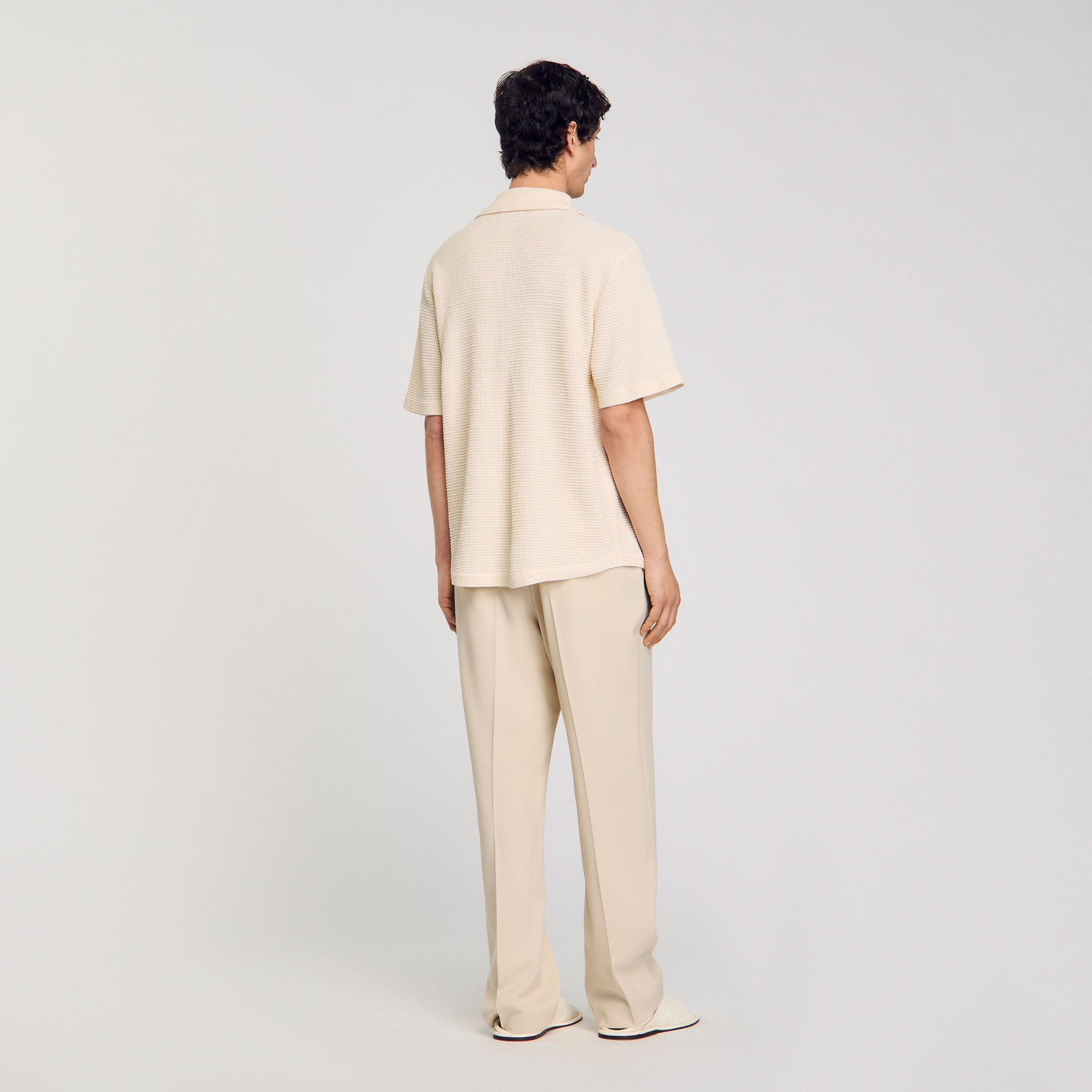 Chemise en nid d'abeille
