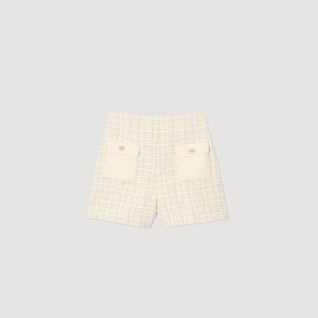 Short en tweed fantaisie