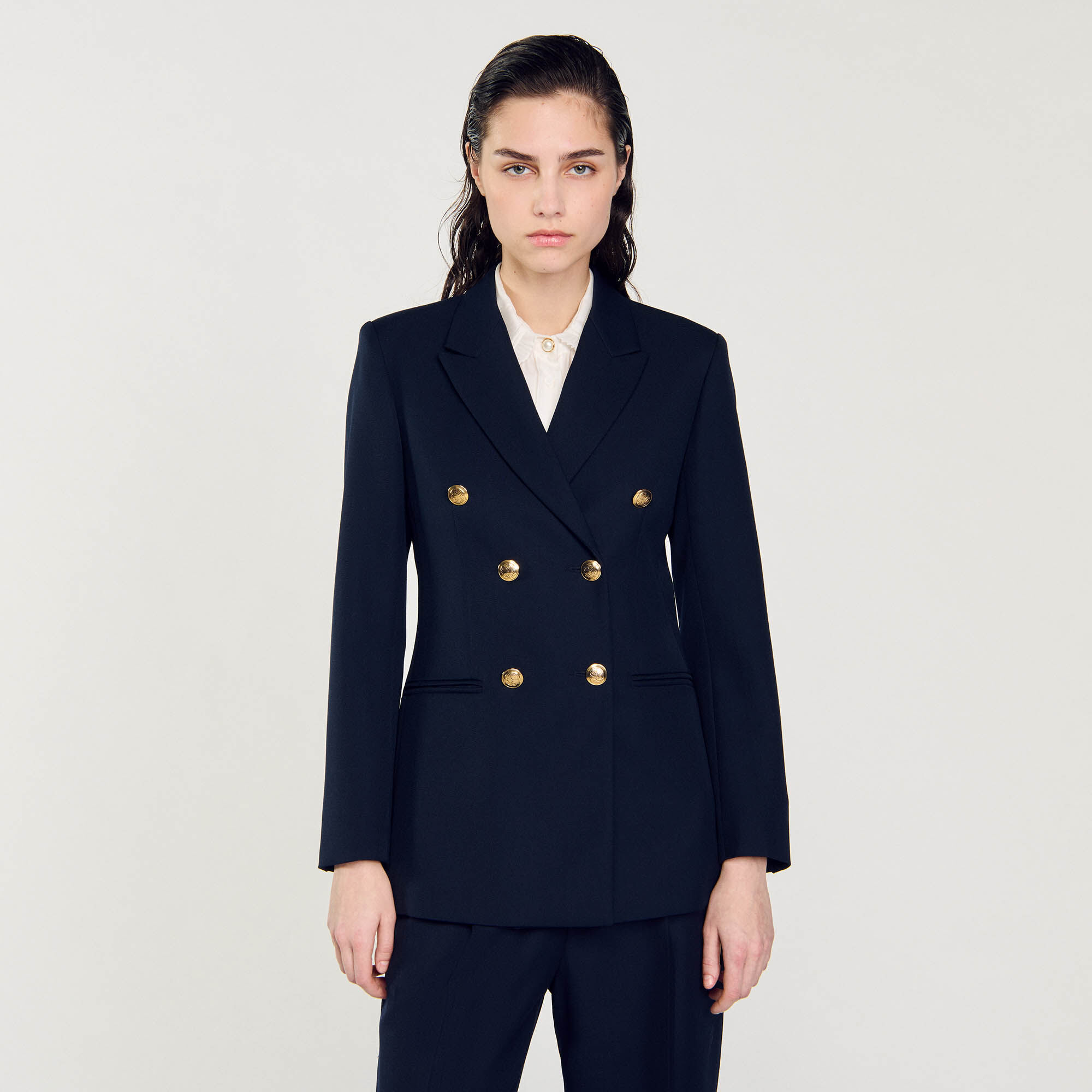 Veste de costume double boutonnage