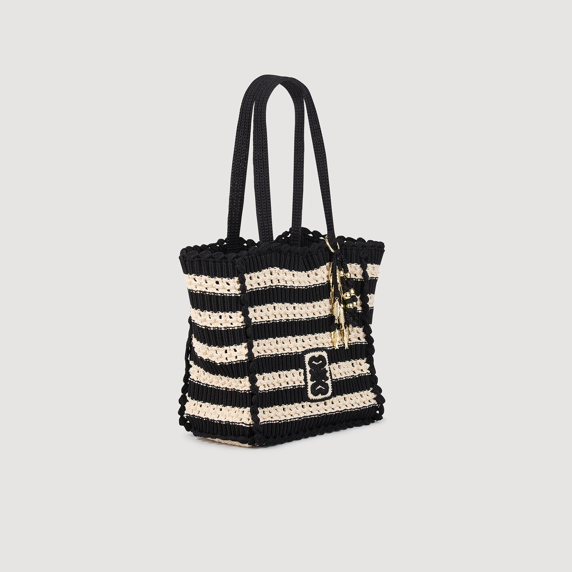 Sac bicolore en crochet