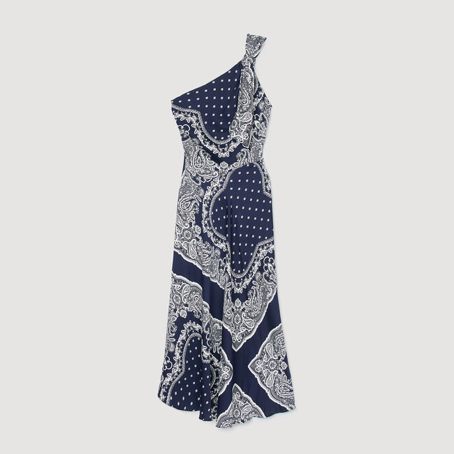 Robe longue à imprimé bandana 