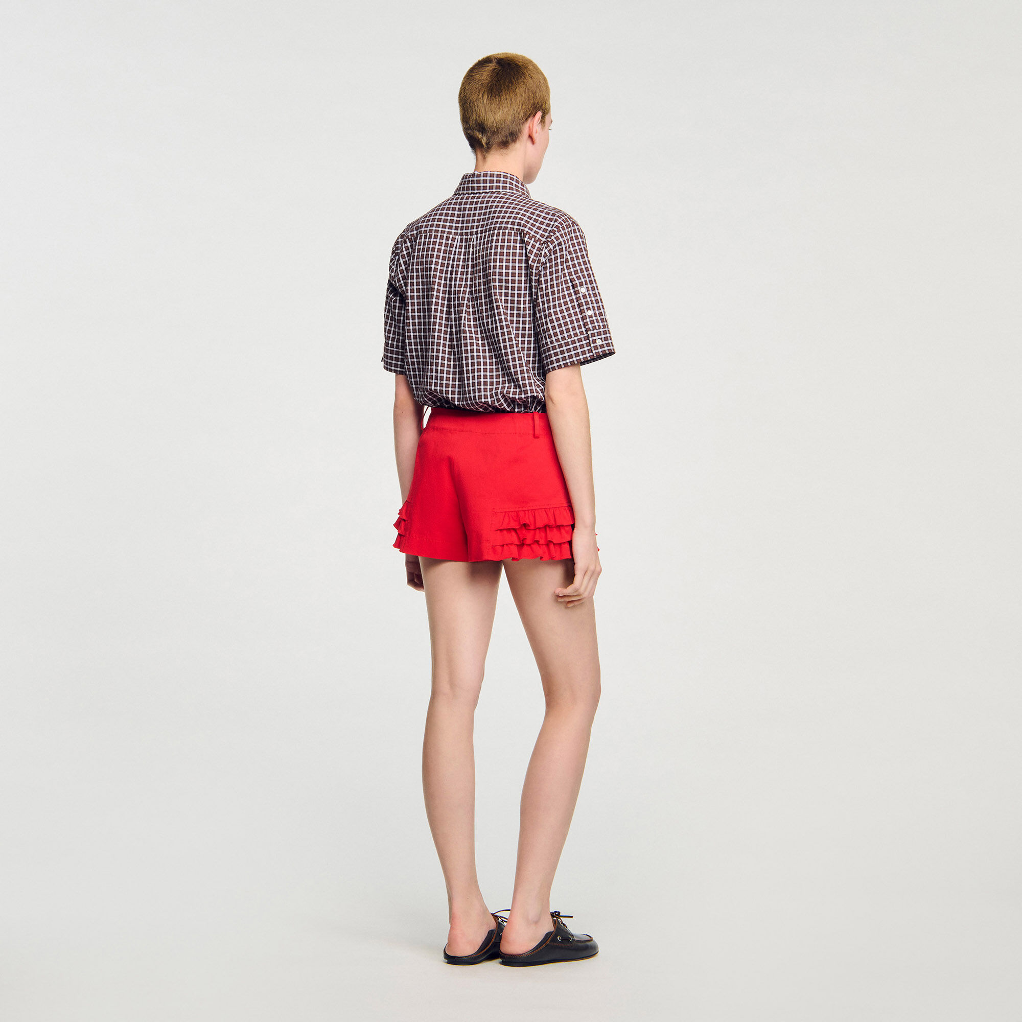 Short à volants