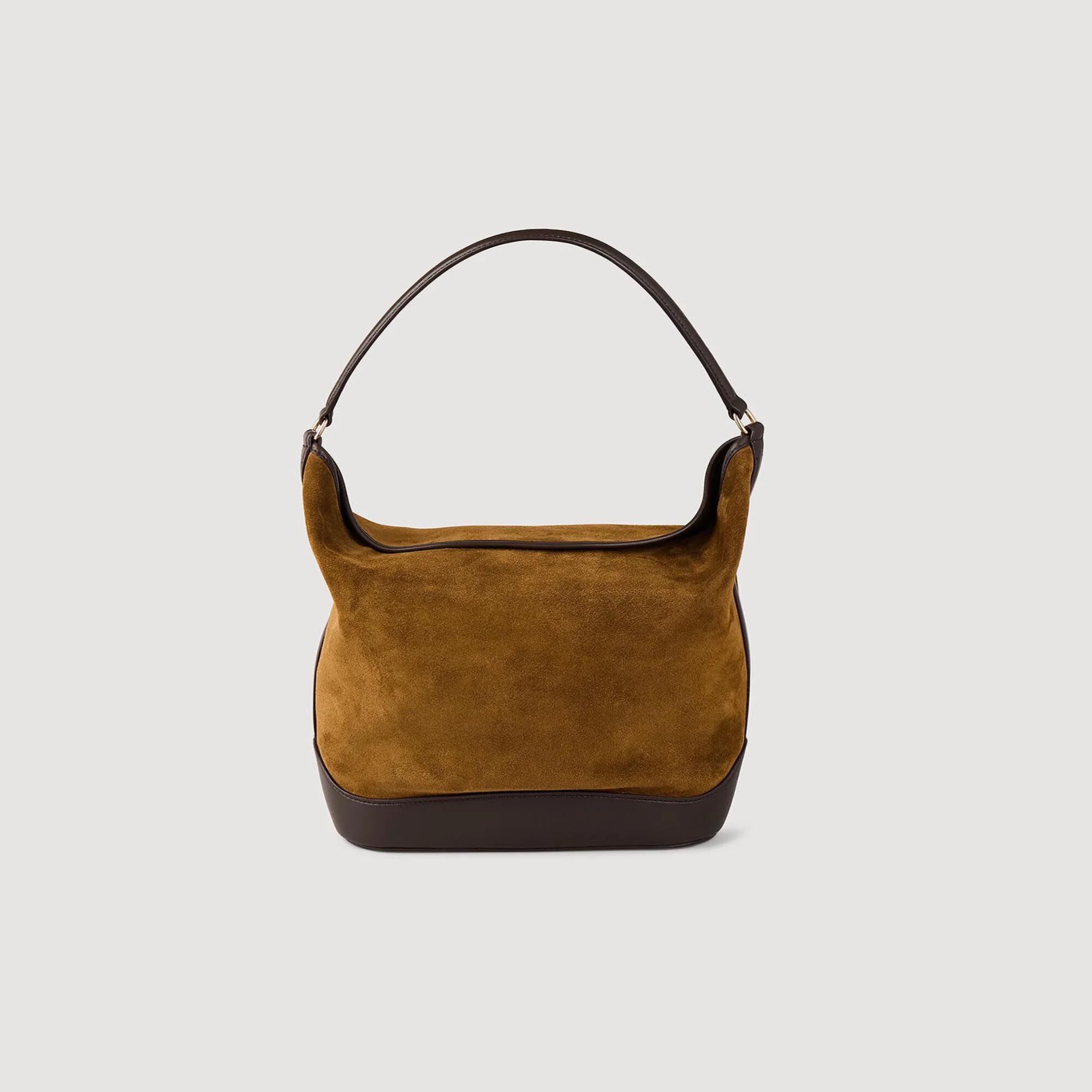 Sac seau TANGOSO en suède et cuir