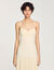Robe longue plissée
