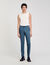 Pantalon droit élastiqué