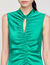 Robe longue en satin