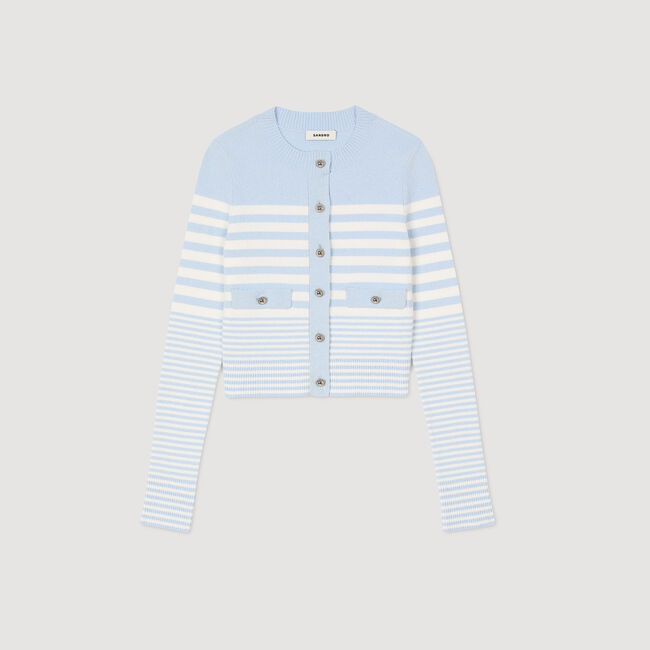 Cardigan à rayures
