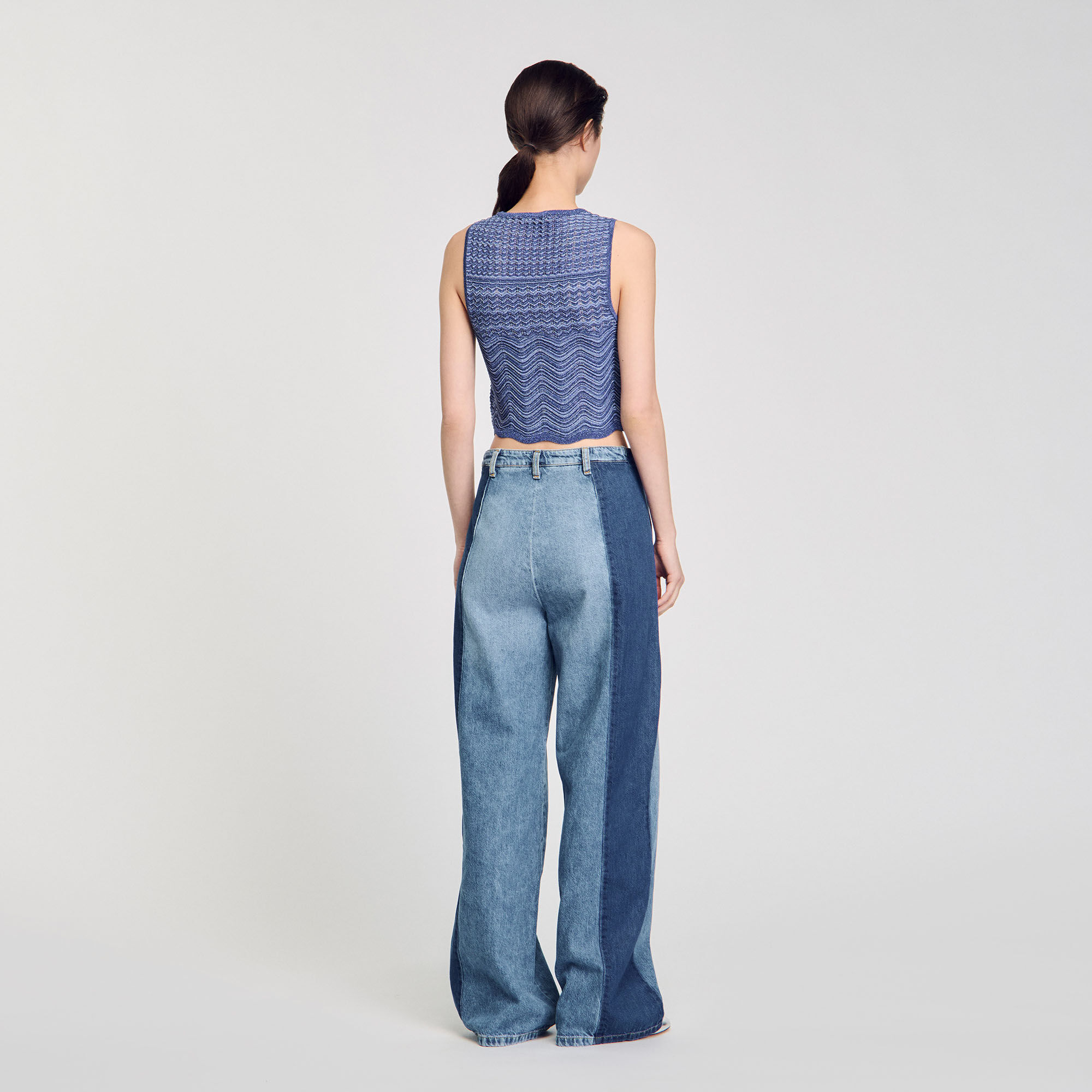 Pull en maille scintillante