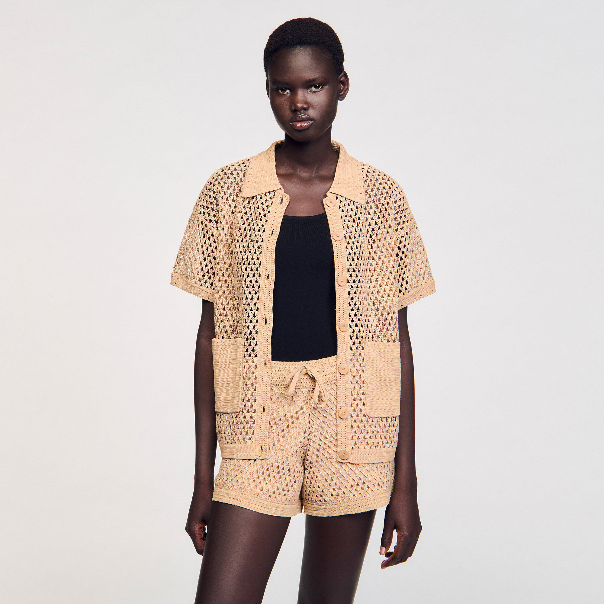 Cardigan strassé