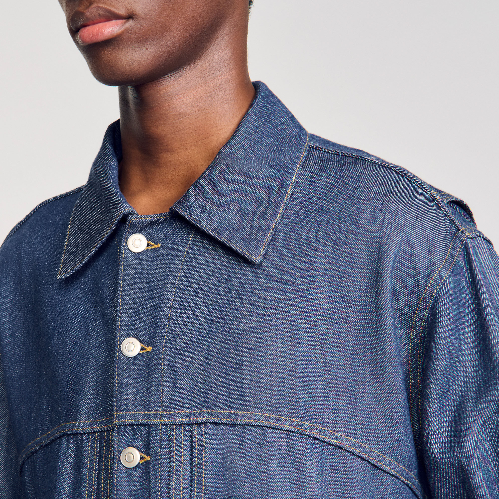 Blouson en chambray