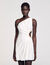 Robe courte asymétrique
