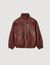 Blouson en cuir oversize