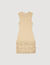 Robe courte en maille