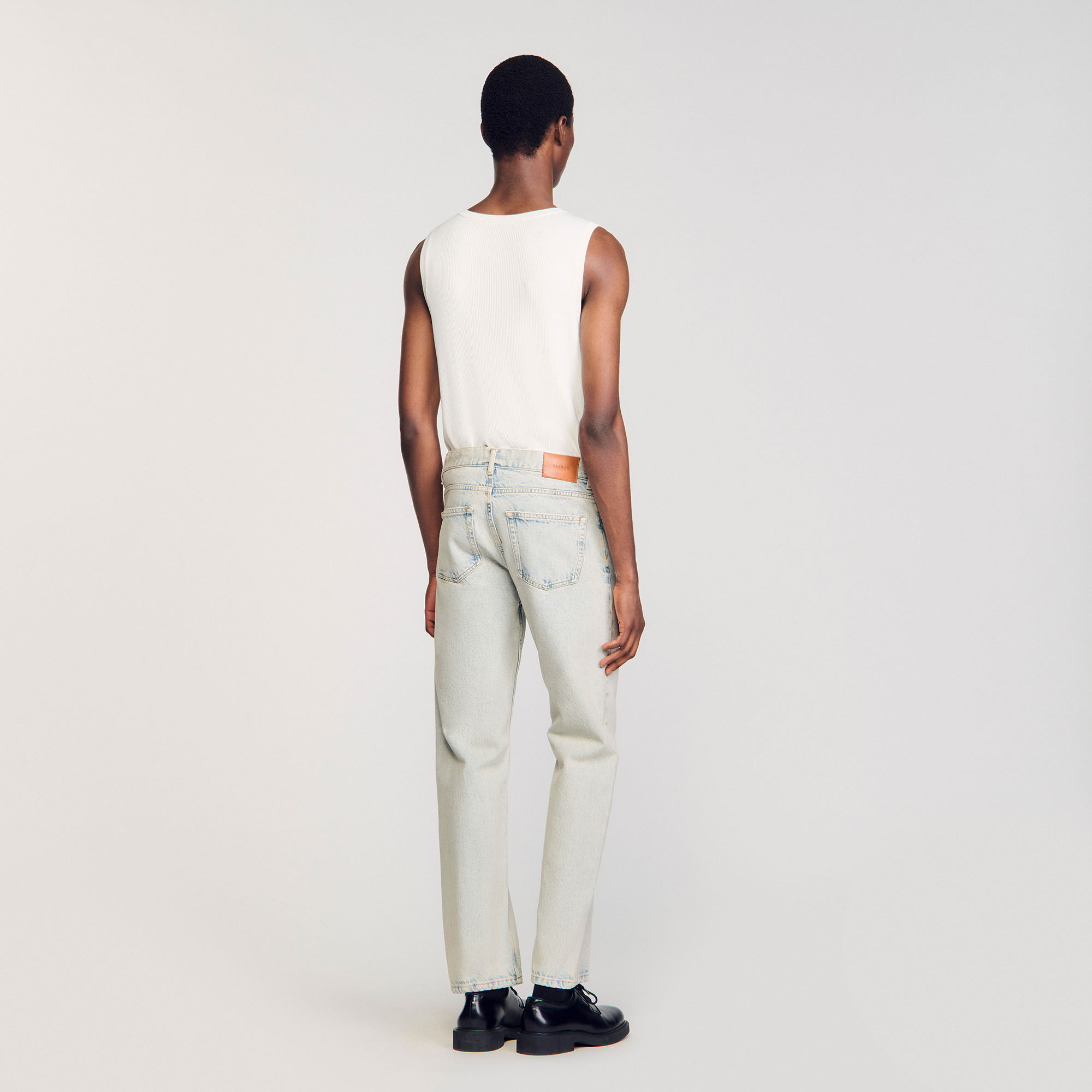 Jean regular délavé
