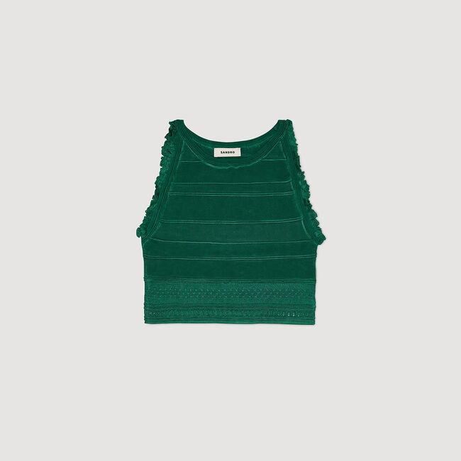 Pull court sans manches