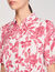 Robe longue chemise à imprimé fleuri
