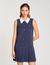 Robe courte à rayures