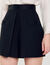Short taille haute avec boutons