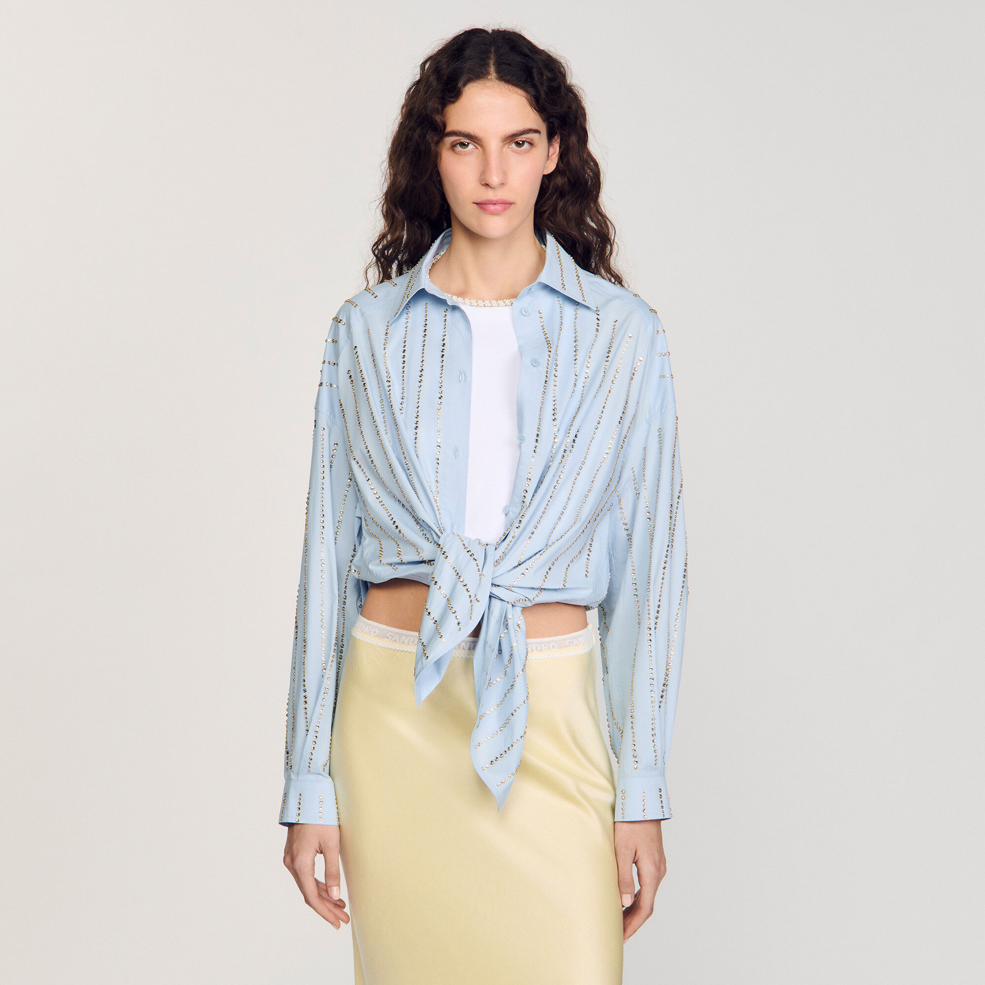 Chemise strassée