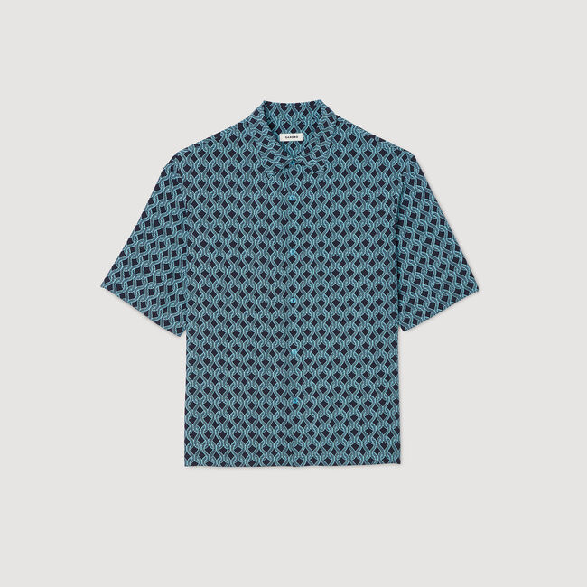 Chemise à imprimé corde
