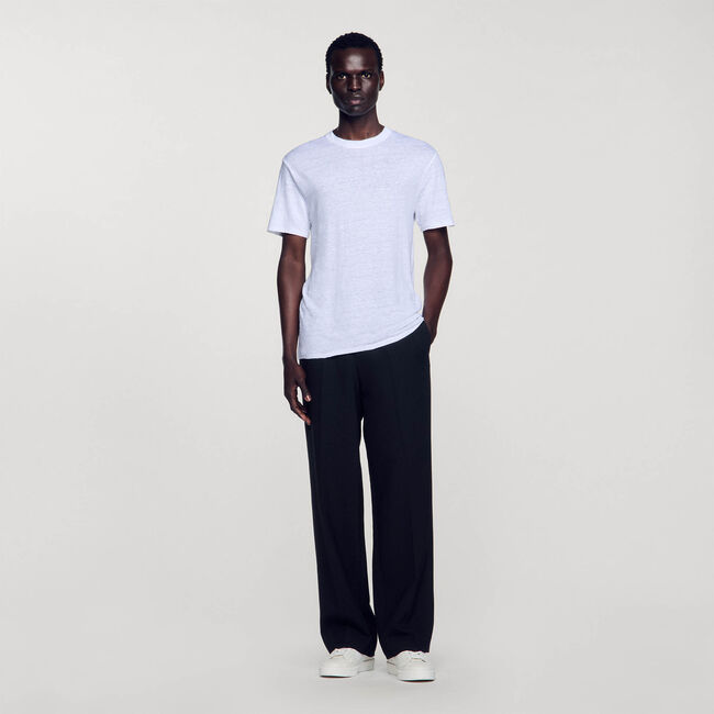 T-shirt en lin certifié