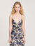 Robe longue à imprimé fleuri hawaïen